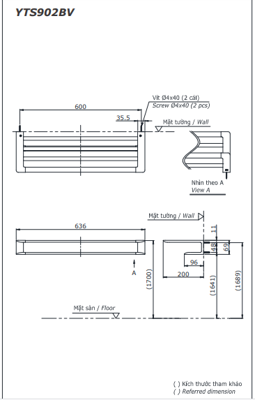 THANH TREO KHĂN TOTO 2 TẦNG YTS902BV - Ảnh 2