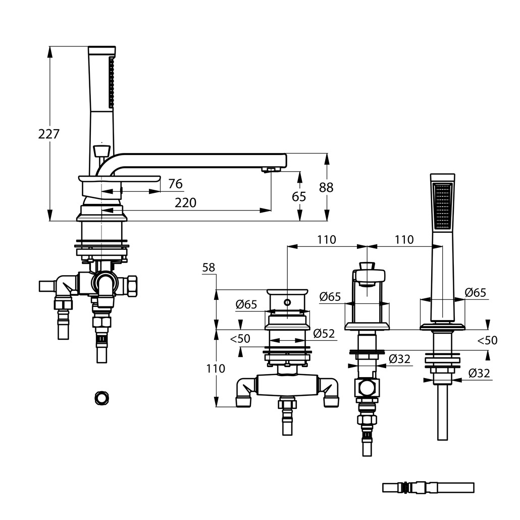 SEN TẮM XẢ BỒN KLUDI E2 - Ảnh 2