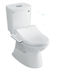 Bồn cầu 2 khối, nắp rửa điện tử INAX - AC-504A+CW-H17VN