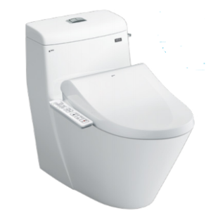 Bồn cầu 1 khối, nắp rửa điện tử INAX AC-909R+CW-H18VN