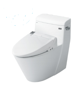 Bồn cầu 1 khối, kèm nắp rửa điện tử INAX AC-918R+CW-KA22AVN