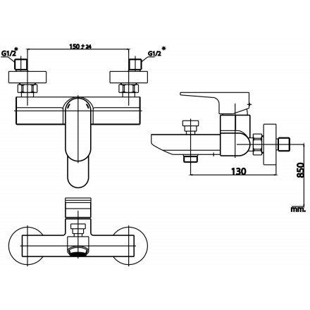 Sen tắm nóng lạnh CT2164A - Ảnh 2
