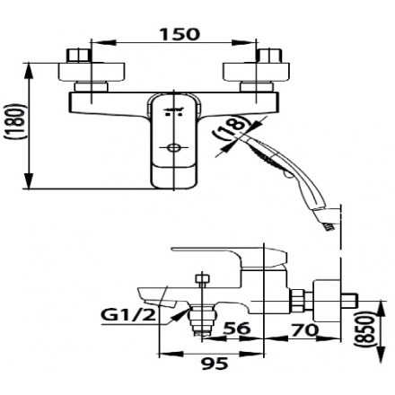 Sen tắm nóng lạnh CT2147E - Ảnh 2