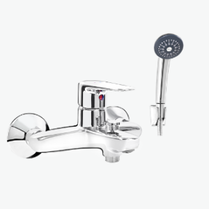 Vòi Sen Tắm Nóng Lạnh Inax BFV-1113S-4C Tay Sen Mạ