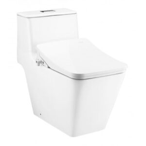 Bồn cầu một khối, nắp rửa điện tử C10327(CV8)