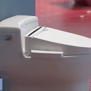 Bồn cầu 1 khối, kèm nắp rửa điện tử INAX - AC-4005+CW-KB22AVN