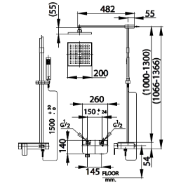 BỘ SEN CÂY COTTO NÓNG LẠNH - CT2241W - Ảnh 6