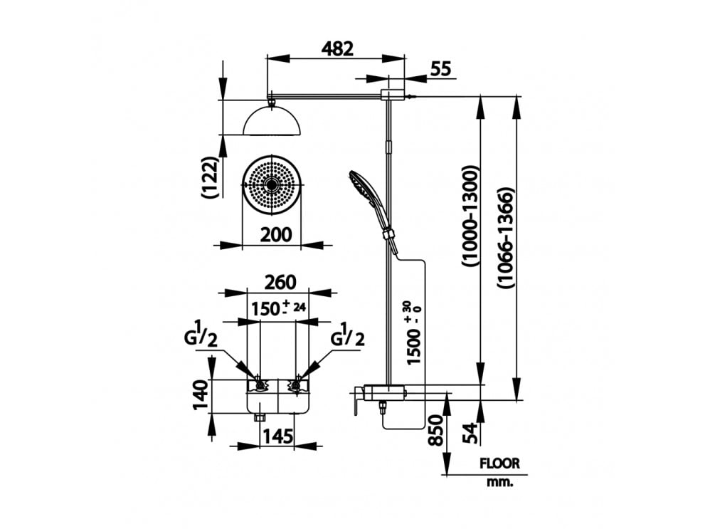SEN TẤM CÂY COTTO NÓNG LẠNH DÒNG SWITCH CT2242W - Ảnh 10