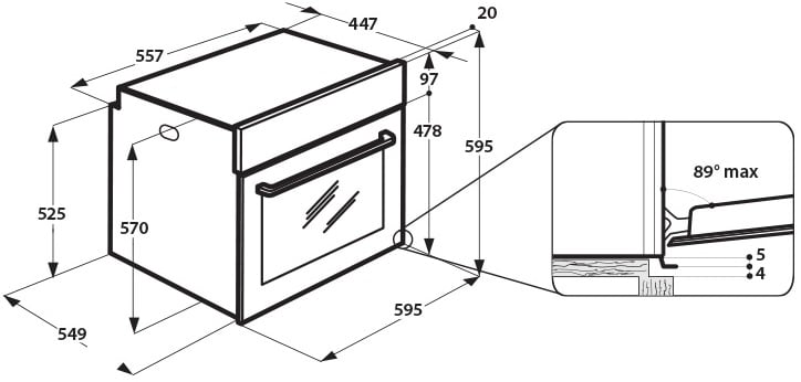 LÒ NƯỚNG FA2 844 H IX A AUS - Ảnh 2