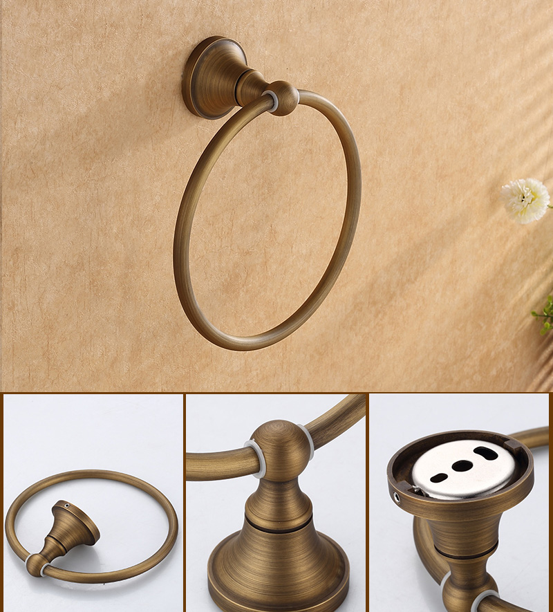 VÒNG TREO KHĂN BẰNG ĐỒNG KANLY - GCK02 - Ảnh 5