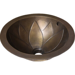 CHẬU RỬA BẰNG ĐỒNG THAU KANLY - GCL02