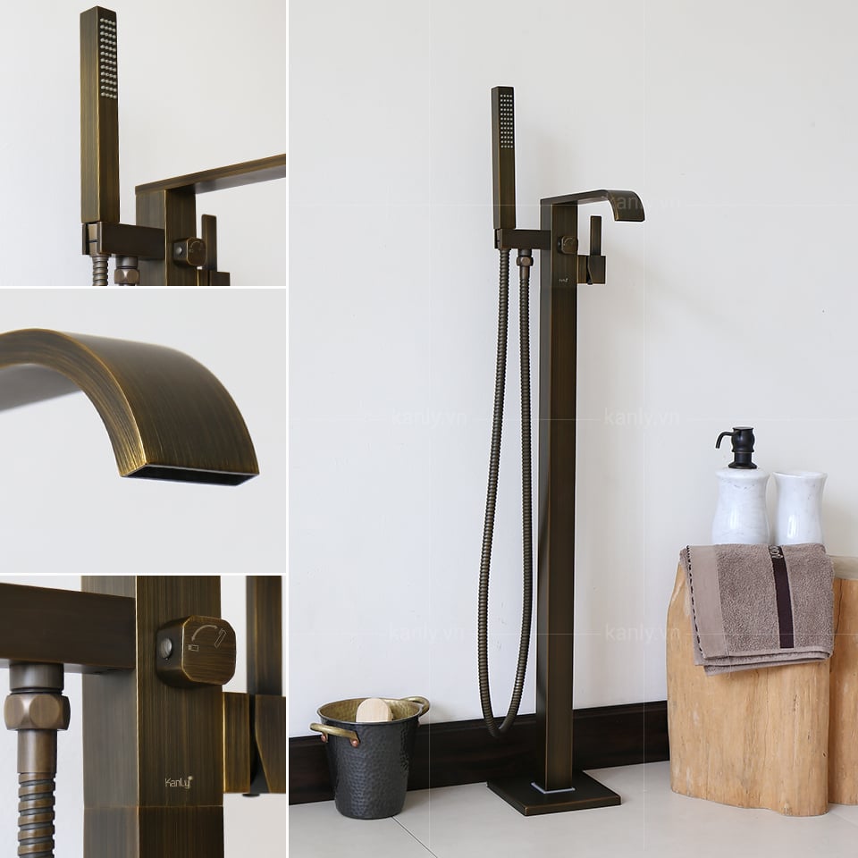 SEN TẮM ĐẶT SÀN, NÓNG LẠNH KANLY - GCS07 - Ảnh 2