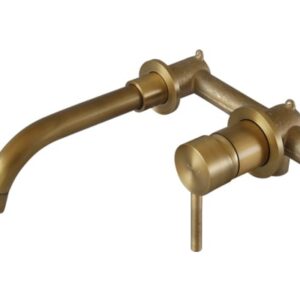 Vòi Lavabo âm tường nóng lạnh bằng đồng KANLY - GCT04