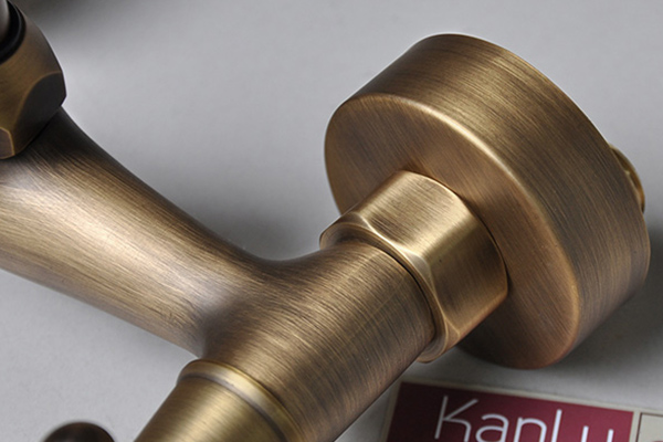 Vòi Lavabo treo tường nóng lạnh bằng đồng KANLY - GCT05 - Ảnh 6