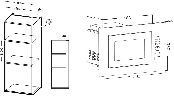 LÒ VI SÓNG ĐA NĂNG MF25G UK IX A