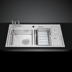 Chậu Rửa Chén 2 Ngăn MS 8804