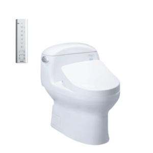 Bồn cầu một khối, kèm nắp rửa điện tử - MS914CW12