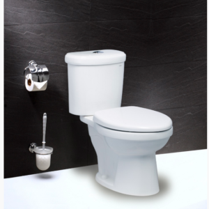 Bồn Cầu CAESAR CTS1338 Thùng T1138 1 Nhấn Nắp Êm