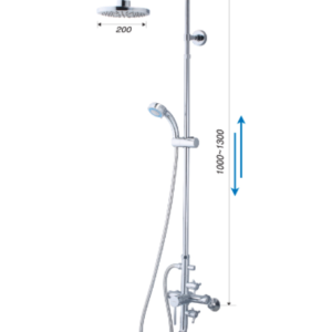 Bộ Vòi Sen Đứng Nóng Lạnh - S488C