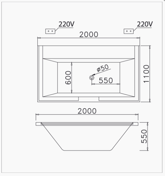 Bồn Tắm Massage + Massage Hơi Không Chân - Không Yếm - MT7520S - Ảnh 2