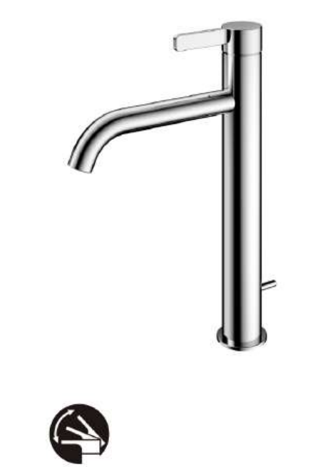 Vòi Lavabo TOTO TLG11305V nóng lạnh cổ cao - Ảnh 3