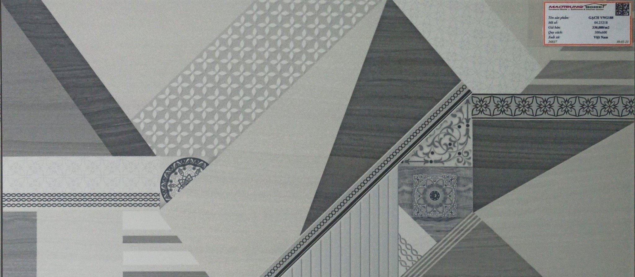 GẠCH ỐP LÁT MỜ 30 × 60 - 04.25218