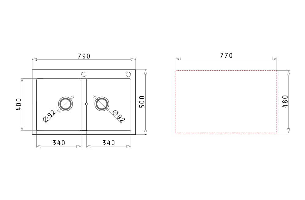 CHẬU RỬA CHÉN HAI NGĂN PYRAMIS ALAZIA 2B – IRON GREY - Ảnh 2
