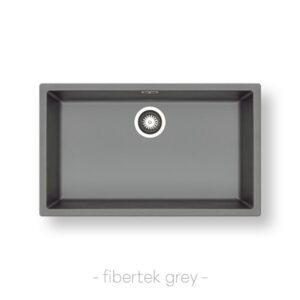 CHẬU RỬA CHÉN 1 NGĂN PYRAMIS PFIBERTEK MISTRAL 70×40 1B – GREY