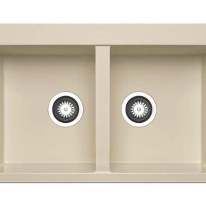 CHẬU RỬA CHÉN HAI NGĂN PYRAMIS ALAZIA 2B – MOCHA