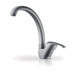 VÒI RỬA CHÉN NÓNG LẠNH PYRAMIS MEZZO GRAINTE IRON GREY