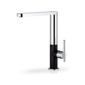 VÒI RỬA CHÉN NÓNG LẠNH PYRAMIS GRAZIA CHROME & CARBON