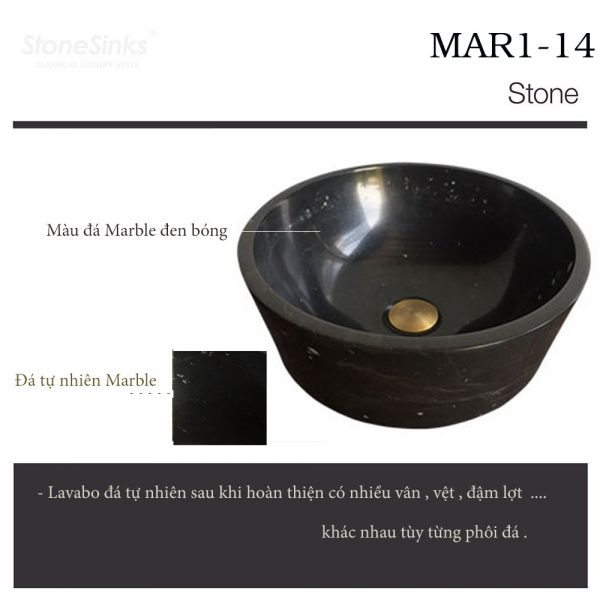 LAVABO ĐÁ TỰ NHIÊN MAR1-14 - Ảnh 4