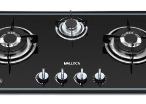 BẾP GA ÂM 3 BẾP CAO CẤP MALLOCA -  AS930L *HÀNG TRƯNG BÀY*