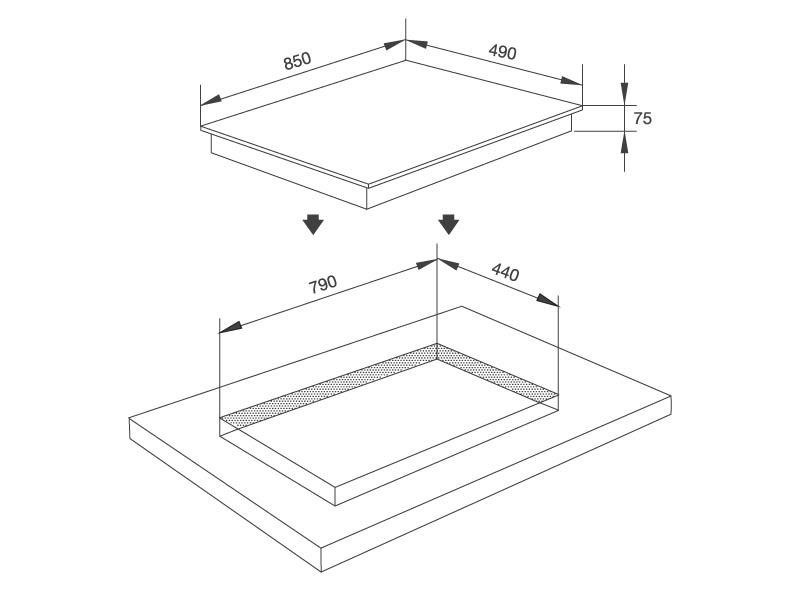BẾP GA ÂM 3 BẾP CAO CẤP MALLOCA - AS930L *HÀNG TRƯNG BÀY* - Ảnh 2