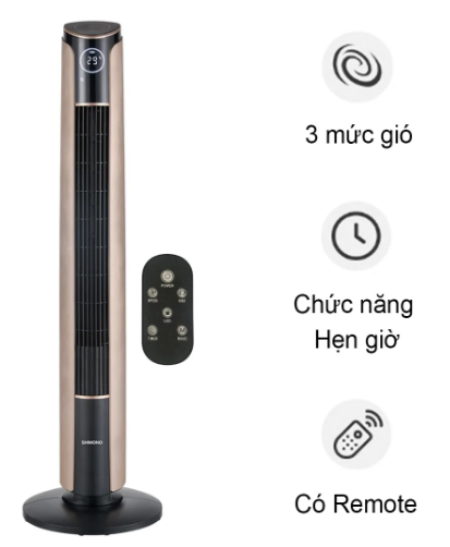 QUẠT THÁP LÀM MÁT SHIMONO TF42FL - HÀNG CHÍNH HÃNG