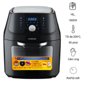 NỒI CHIÊN KHÔNG DẦU SHIMONO DUNG TÍCH 16 LÍT AF1605T
