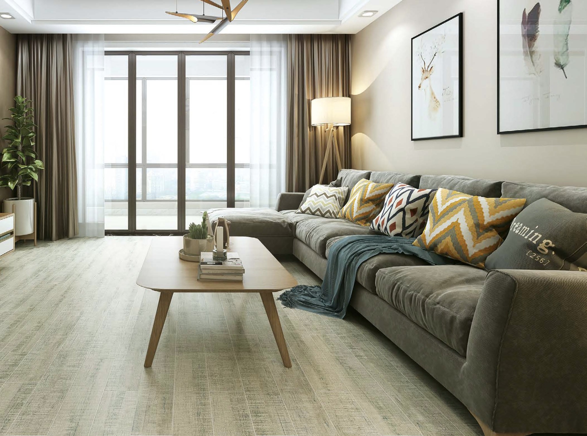 GẠCH GIẢ GỖ - VÂN GỖ CHAMPION Milano - C57632 - Ảnh 4