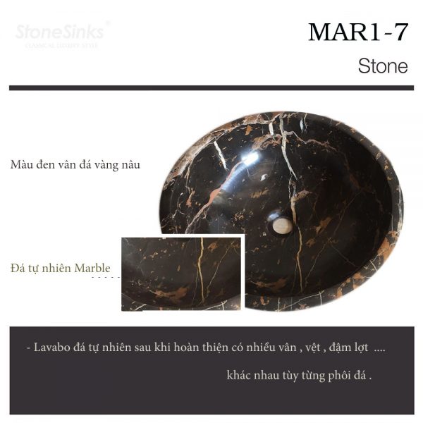 LAVABO ĐÁ TỰ NHIÊN MAR1-7 - Ảnh 3