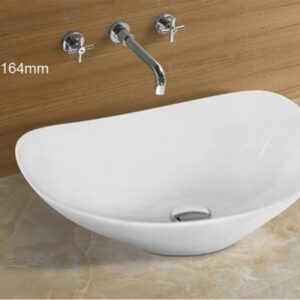Lavabo sứ mỹ thuật K962