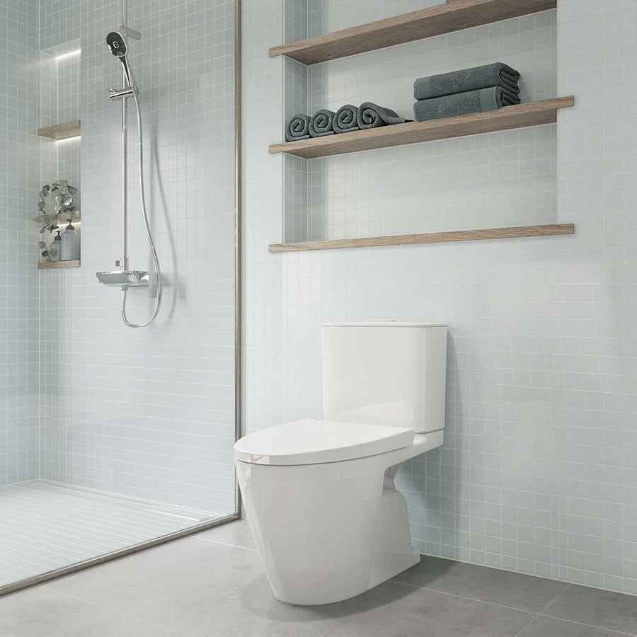 Bồn Cầu INAX AC-602VN 2 Khối Xả Nhấn Aqua Ceramic - Ảnh 2