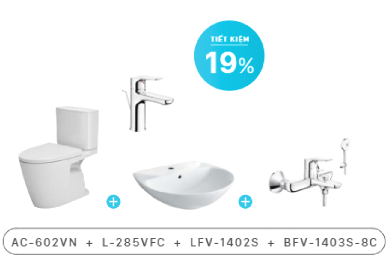 COMBO: AC-602VN + L-285VFC + LFV-1402S + BFV-1403S-8C