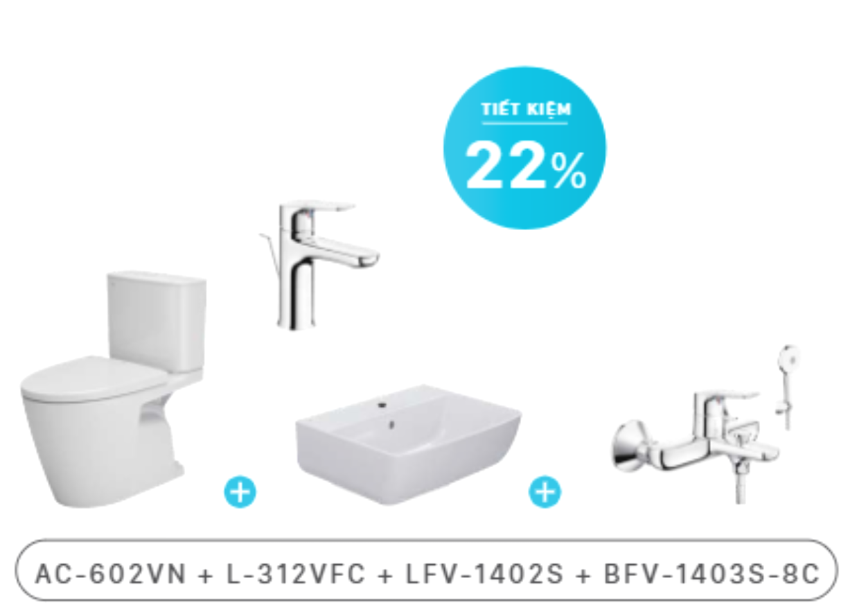 COMBO: AC-602VN + L-312VFC + LFV-1402S + BFV-1403S-8C