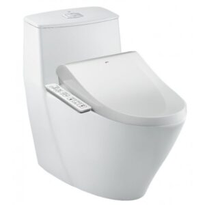 Bồn cầu 1 khối INAX kèm nắp rửa điện tử - AC-919R/CW-H18VN