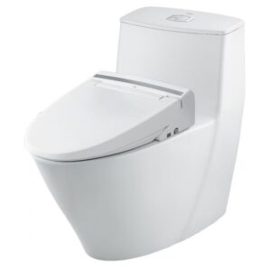 Bồn cầu một khối INAX kết hợp nắp rửa điện tử - AC-919R/CW-KB22AVN