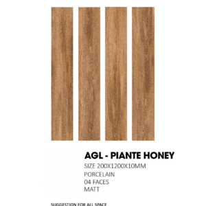 GẠCH GIẢ GỖ - VÂN GỖ CHÂU Á LÁT NỀN AGL PIANTE HONEY 20×120 CM