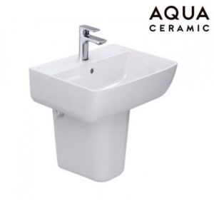 BỘ LAVABO TREO + CHÂN TREO NGẮN - AL-312V(EC/FC)+L-298VC