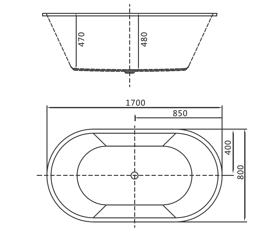 BỒN TẮM KHÔNG BỬNG RIVINGTON B1511 - Ảnh 2