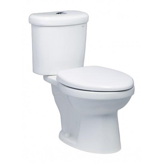 Bồn Cầu CAESAR CD1338 Thùng T1238 2 Nhấn Nắp Thường - Ảnh 4