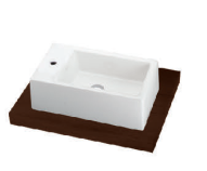 CHẬU RỬA MẶT COTTO - MÀU TRẮNG - C0032