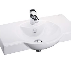 CHẬU RỬA MẶT COTTO - MÀU TRẮNG - C0055